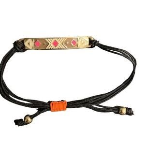 Aztec Pattern Adjustable Size Bracelet